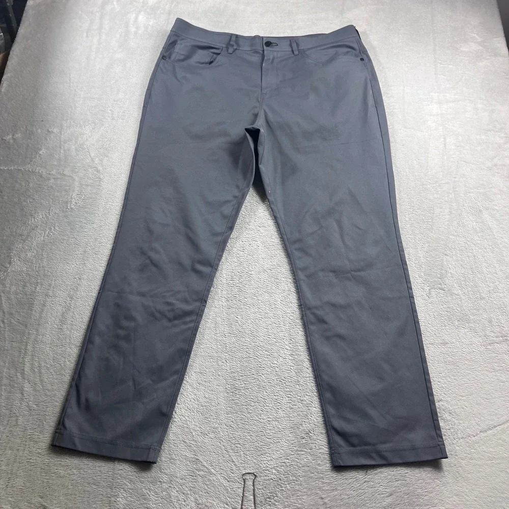 Public Rec All Day Every Day 5-Pocket Pants Mens 34x30 Grey Performance Chinos